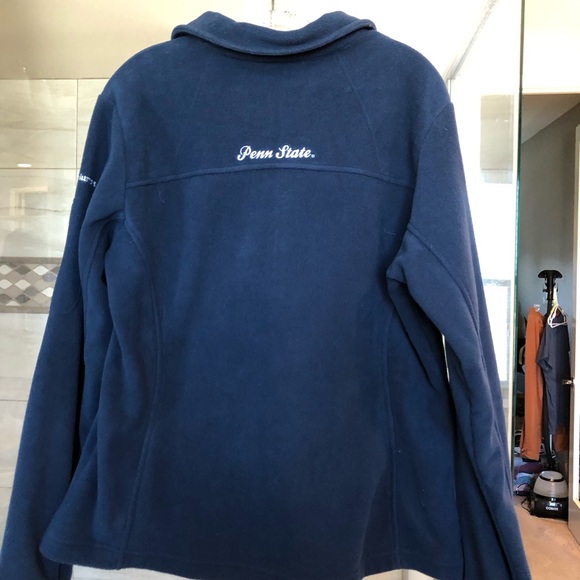 PennState Fleece Jacket  Columbia Brand Very Nice - Picture 1 of 6